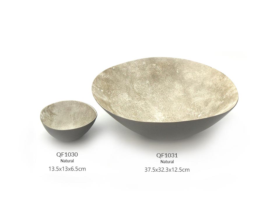 Asymmetrical Serving Bowl (L), Natural, 35.7×32.3×12.5cm, CB3049
