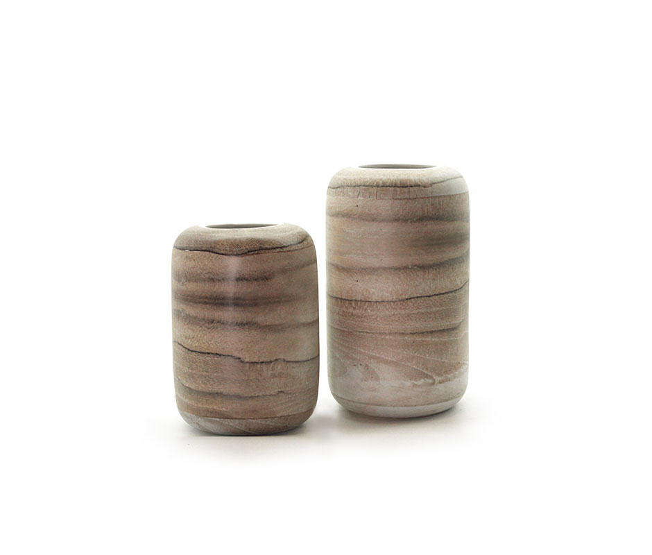 Dome vase (M), Natural, Ø14.5x25cm, CB3408