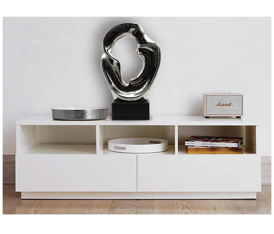 Sculpture 66, Silver, 41x18x66cm, S17161