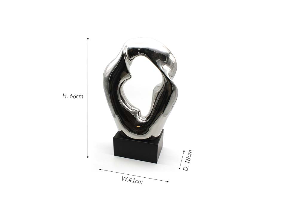 Sculpture 66, Silver, 41x18x66cm, S17161