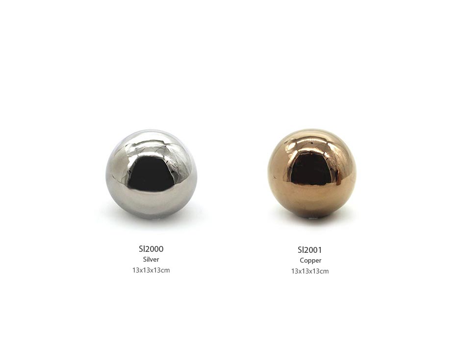 COPPER COLOR BALL, Copper, 13x13x13cm ,C20005
