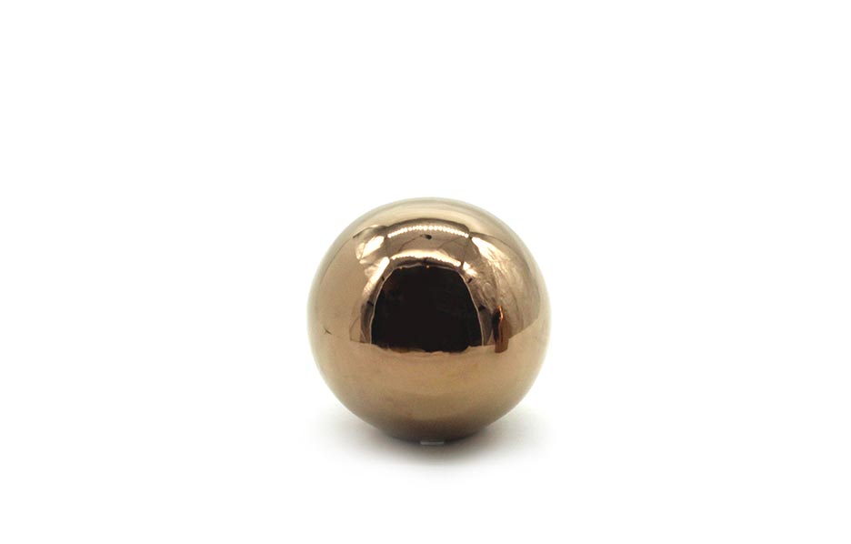 COPPER COLOR BALL, Copper, 13x13x13cm ,C20005
