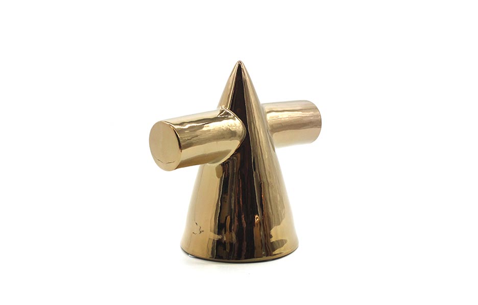 COPPER COLOR CONE, Copper, 23x15x23cm ,C20007