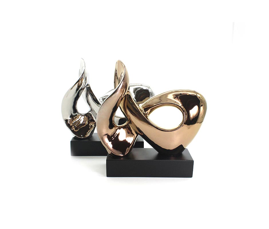 SCULPTURE 33 SILVER, Silver, 30x12x31cm ,S20037