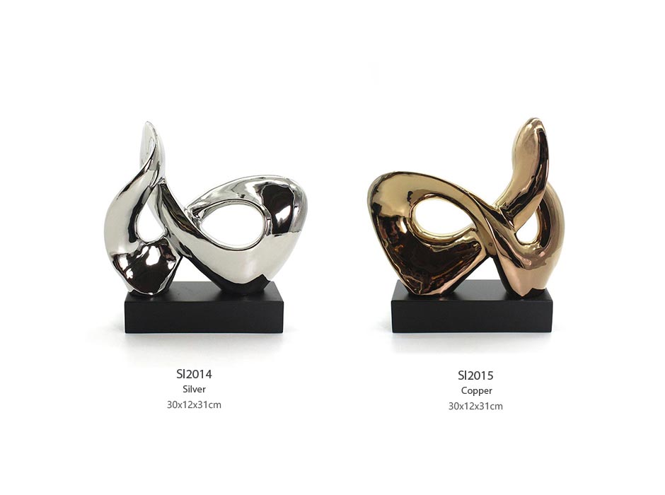 SCULPTURE 33 SILVER, Silver, 30x12x31cm ,S20037