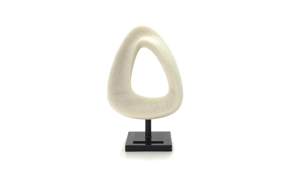 Abstract Deco-33, White, 21x12x33cm, X60