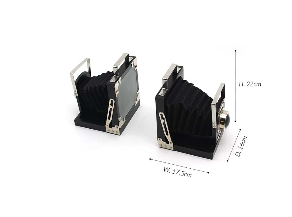 CAMERA BOOKEND, Black, 17.5x16x22cm, 47494