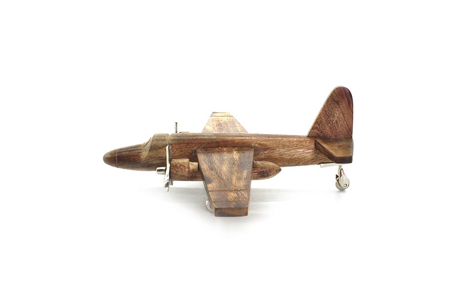 WOODEN AEROPLANE-1, Wood, 37x27x12cm, 56962