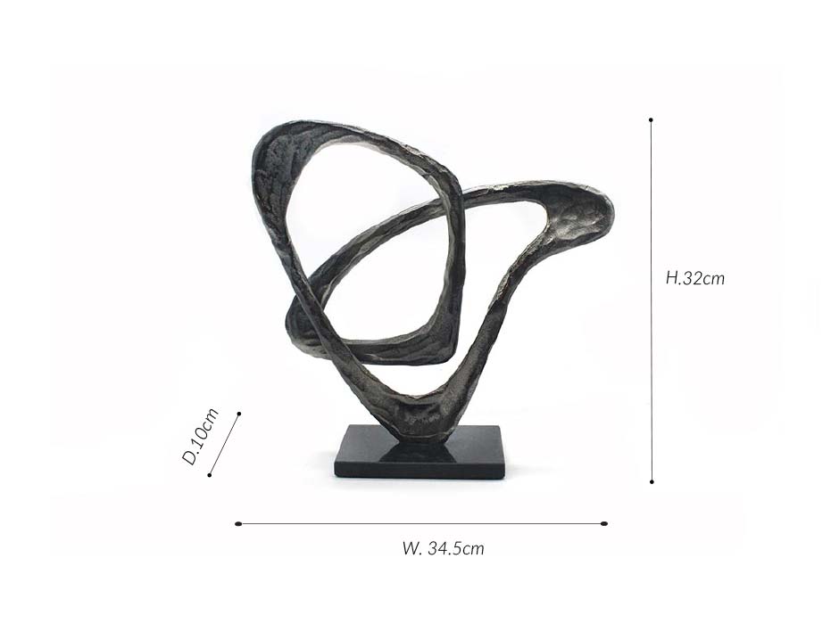 TABLE DECORATION, Grey, 34.5x10x32cm, 56458/T