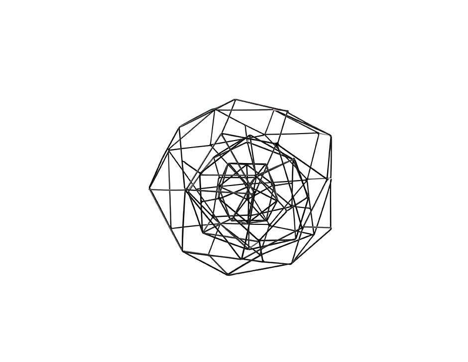 WIRE BALL PC, Black, 32.5 x 32.5 x 33cm, 84540