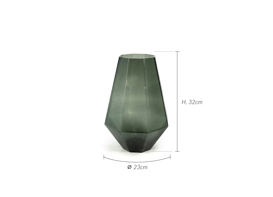 Vase S, 32x23cm, Green, V2-G243/GR