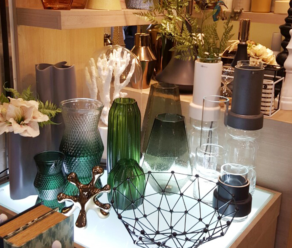 Vase M, 40x23cm, Green, V2-G244/GR