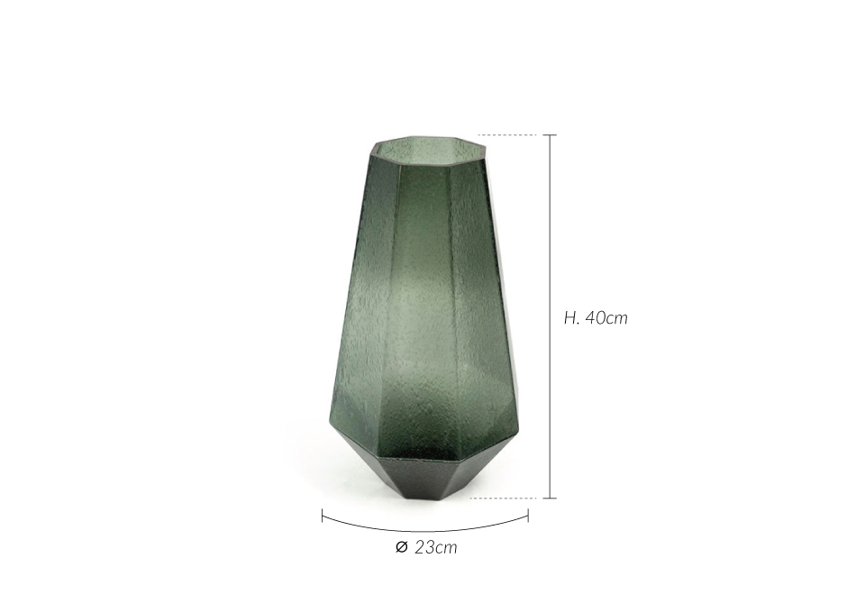 Vase M, 40x23cm, Green, V2-G244/GR