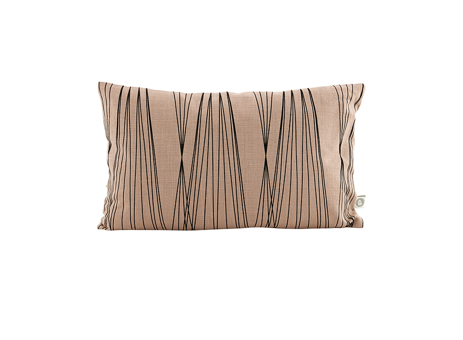 Graphic Pillowcase, Nude, Nude, 30 x 50cm, Af0671