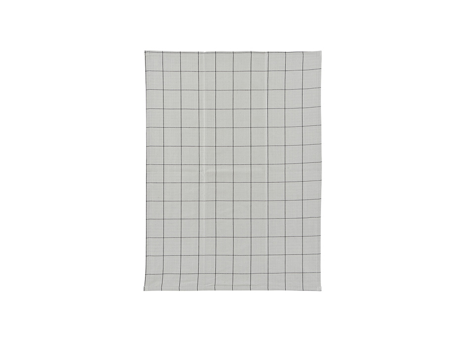 Check Towel, Grey, Grey, 50 x 70cm, Af1230