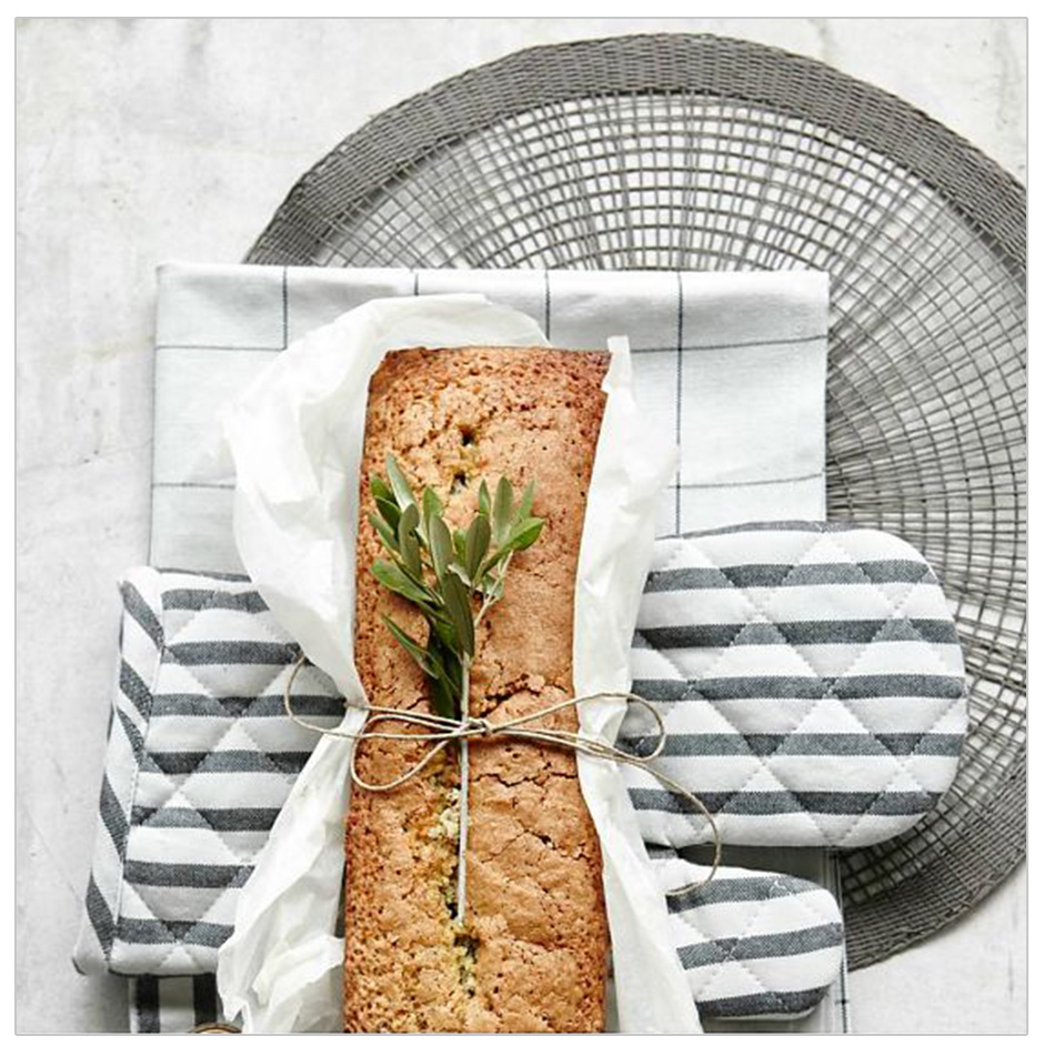 Stripe Oven gloves, 2pcs, Stripe, 18 x 32cm, Af1316
