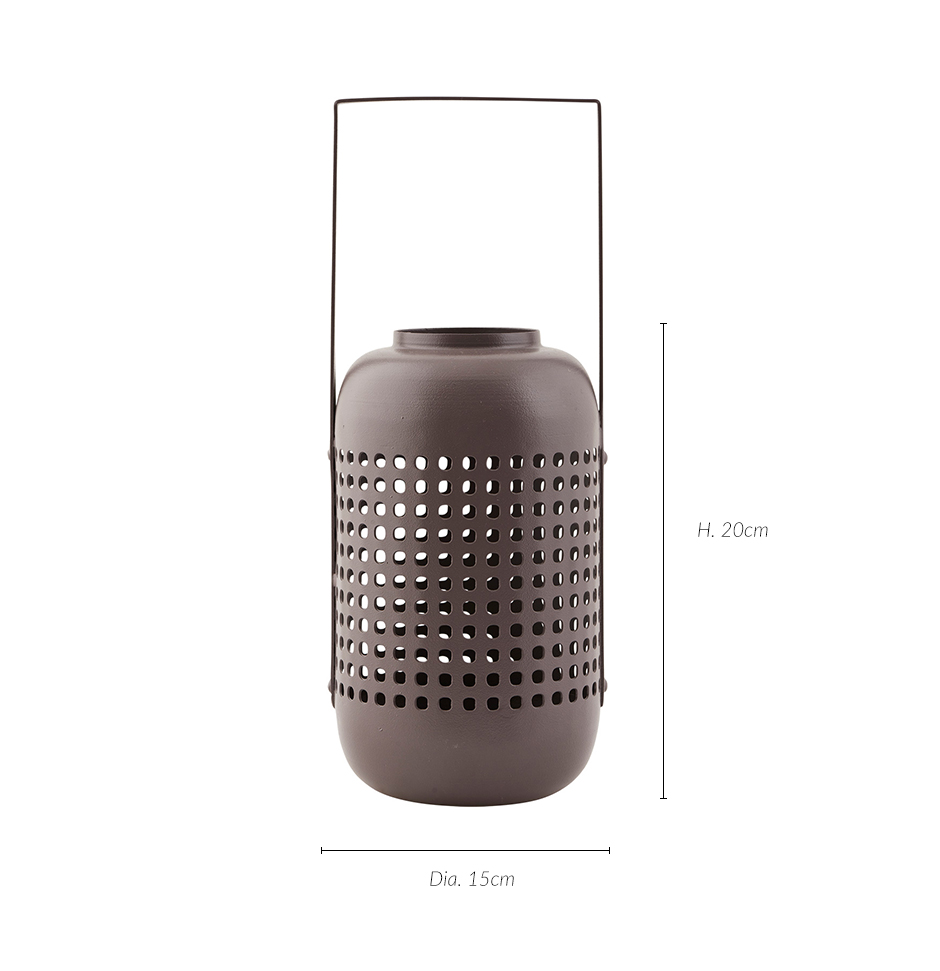 Lantern, Panel, light brown, Ø15×20, HD1042