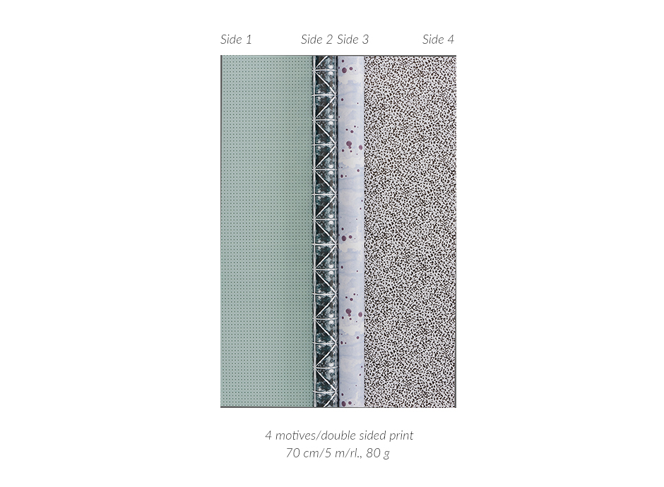 Gift wrapping paper, 70×500cm, HD1027