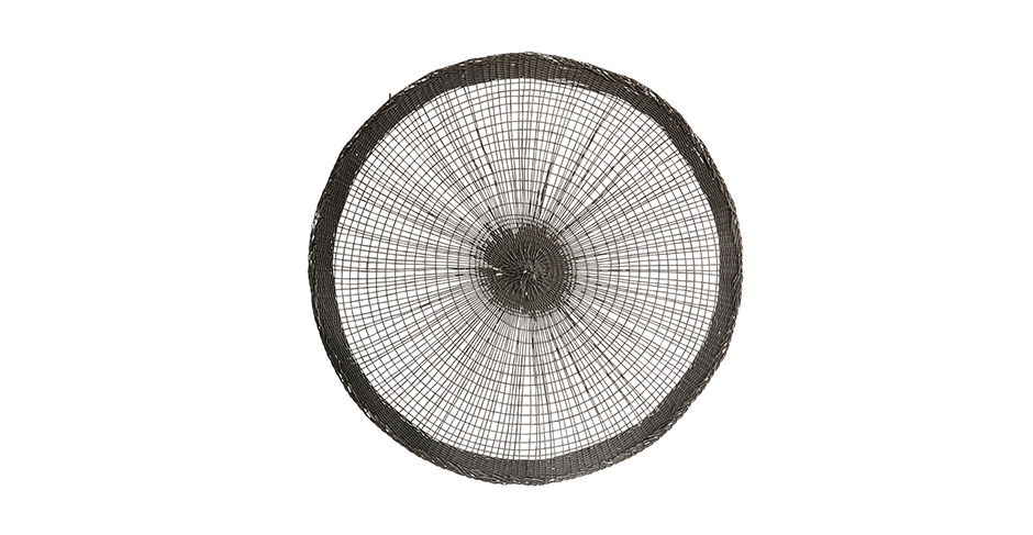 Placemat, Spokes, grey, Ø38cm, HD1019