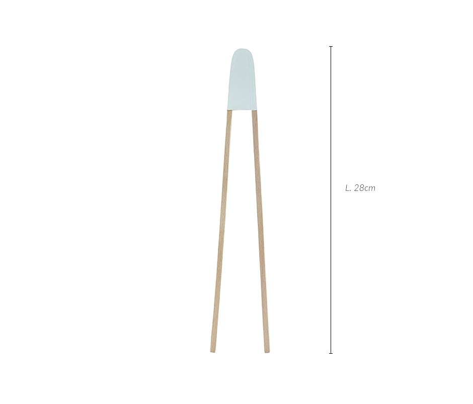 Tweezers tong, white, 28cm, HD1007