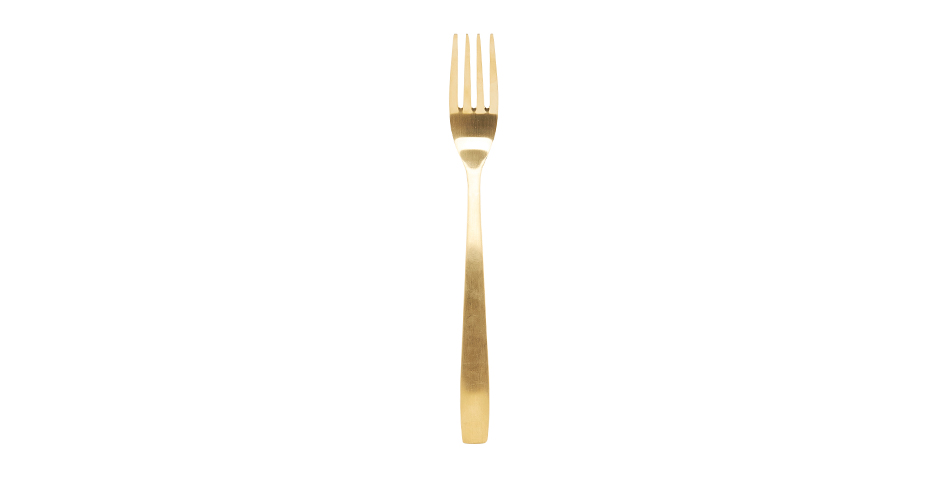 Fork, Elegant, titanium gold, 20cm, HD1023