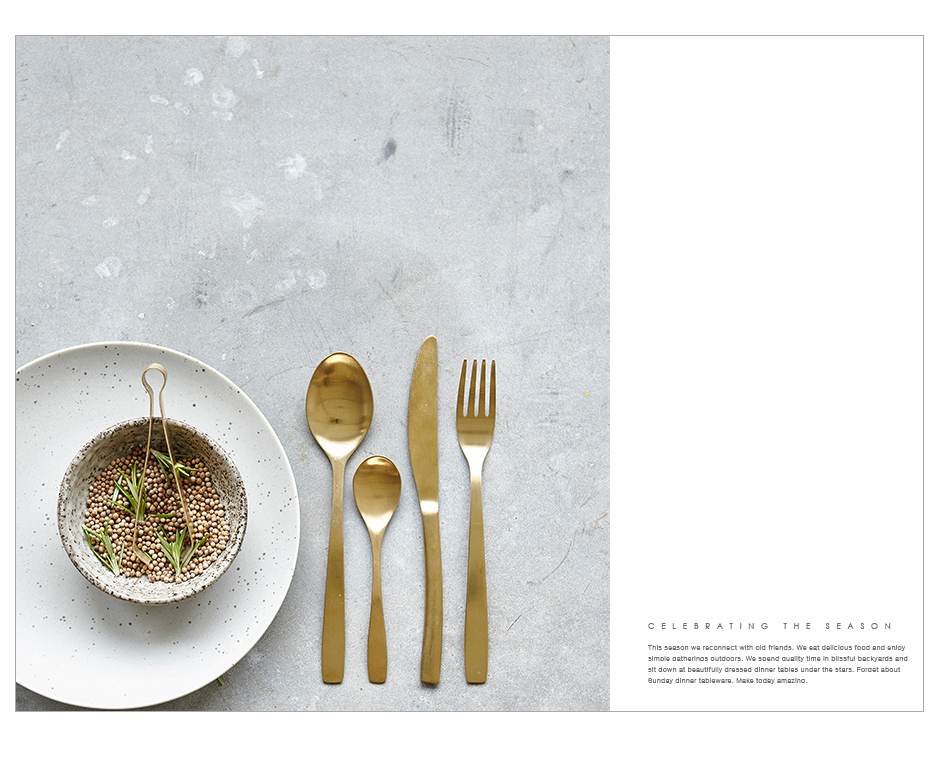 Fork, Elegant, titanium gold, 20cm, HD1023
