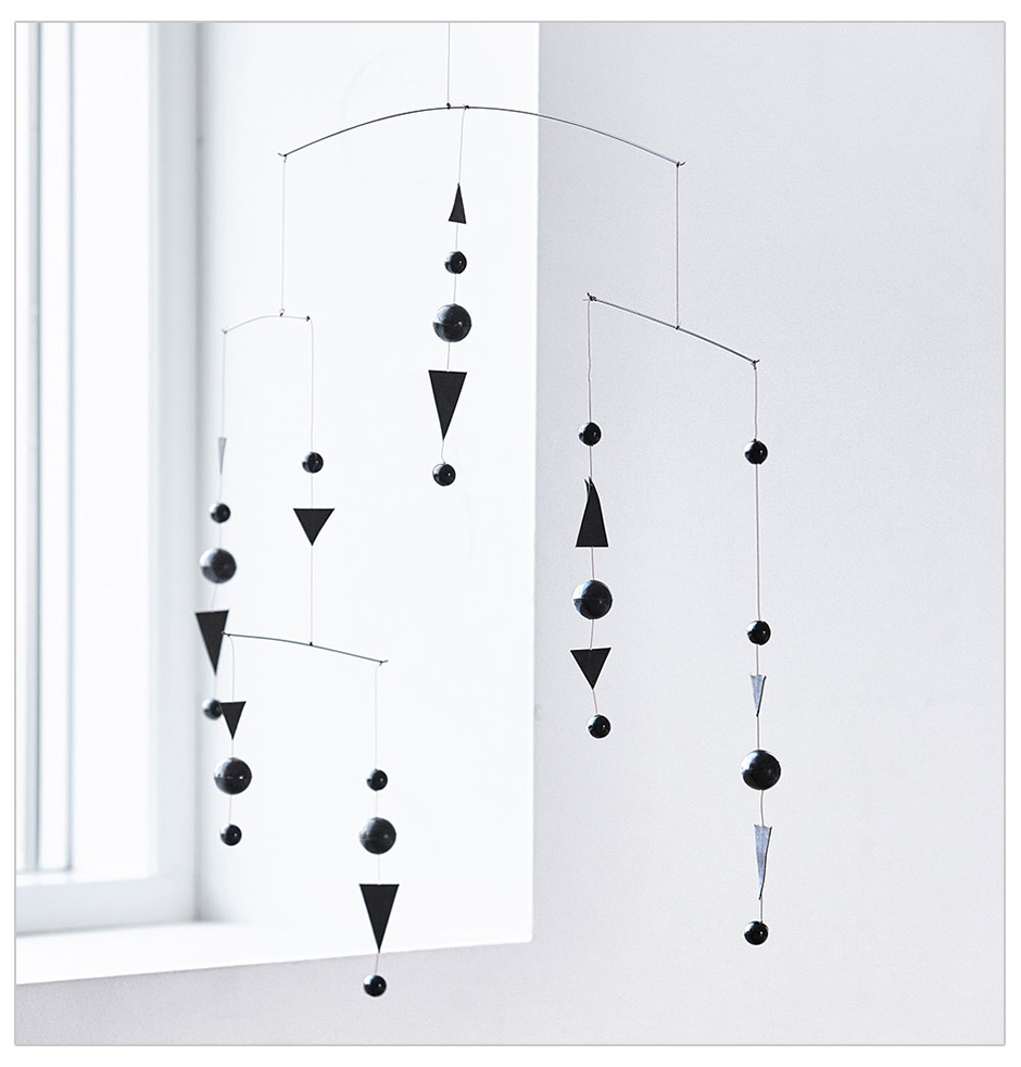 Geo Mobile, Black, Black, 40 x 45cm, Vs0110