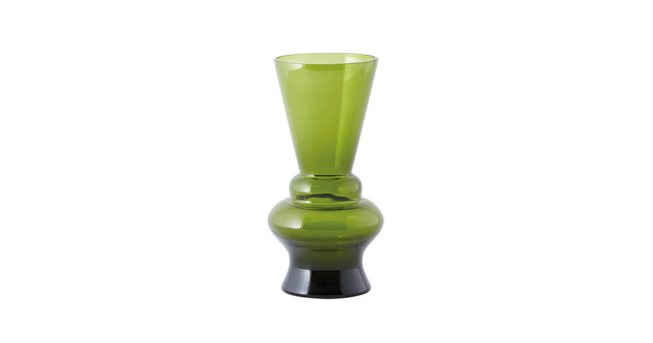 Vase, NL, olive green, Ø10×10cm, HD1013