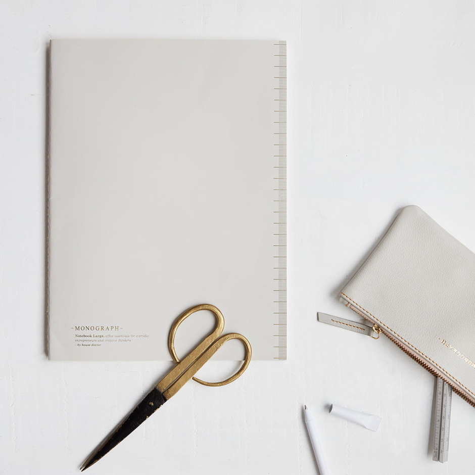 Soft Notebook A4, 21x29cm, grey, Mgsj070