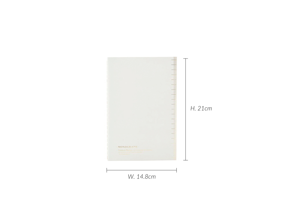 Soft Notebook A5, 14.8x21cm, grey, Mgsj071
