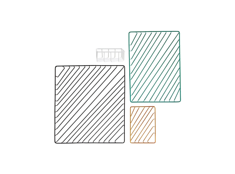 Mesh Storage Set, 12x12x4.5cm / 18x12x4.5cm / 32x23x4.5cm / 38x34x4.5cm, ETC, Ph0180