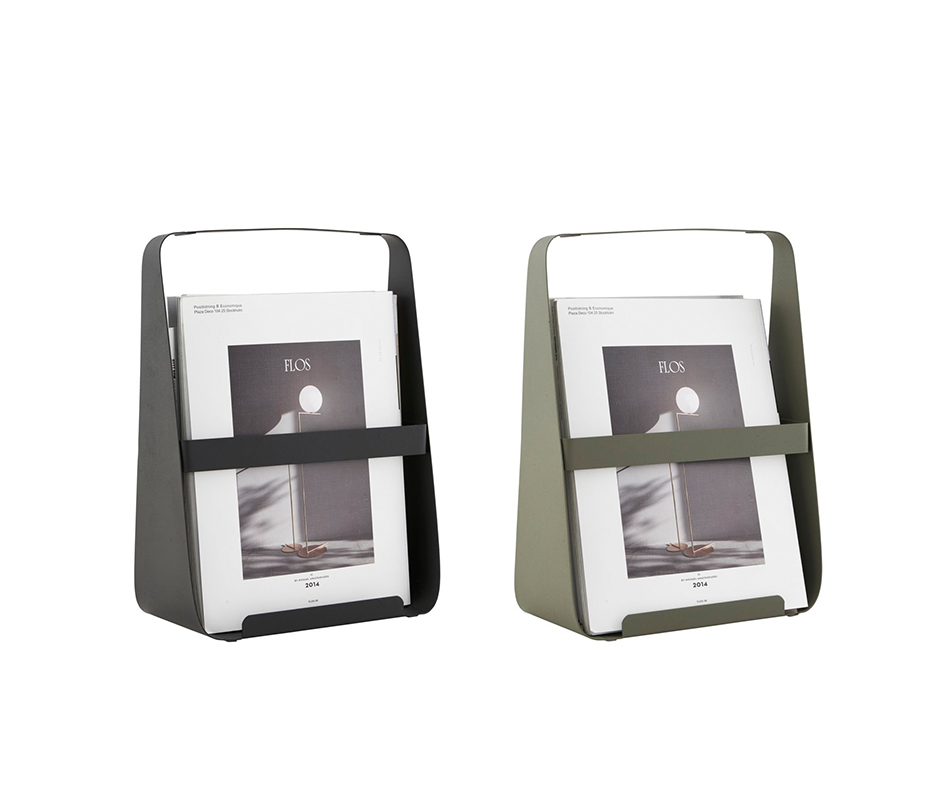Magazine holder, 25×13.5x35cm, Black, Pj0211