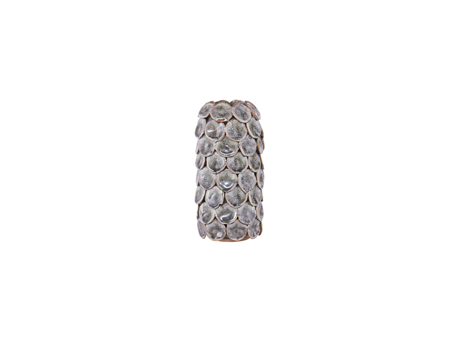 Dot Vase, Dia.10×19.2cm, Grey, Ch0503