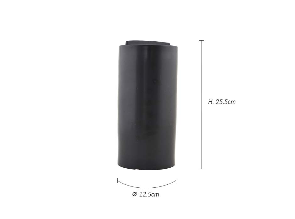 Jar, Kitchen, Matte black M, Ch0812