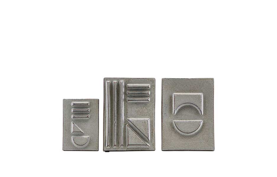 Relief, Geometric 02, Grey, M2, Dp0701