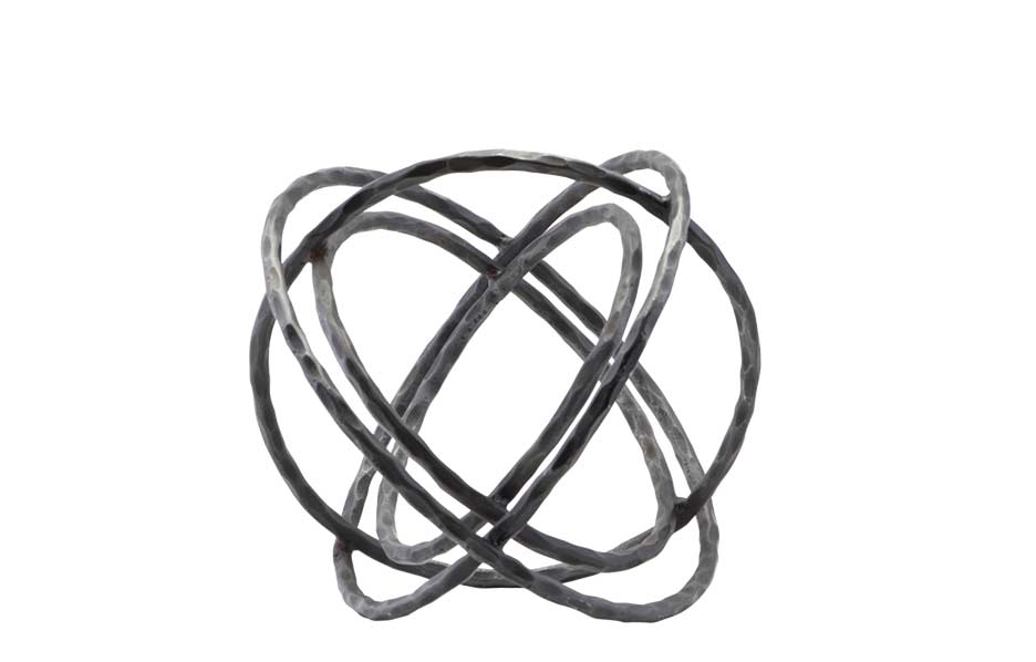 Sculpture, Ball, Black, Ki0441