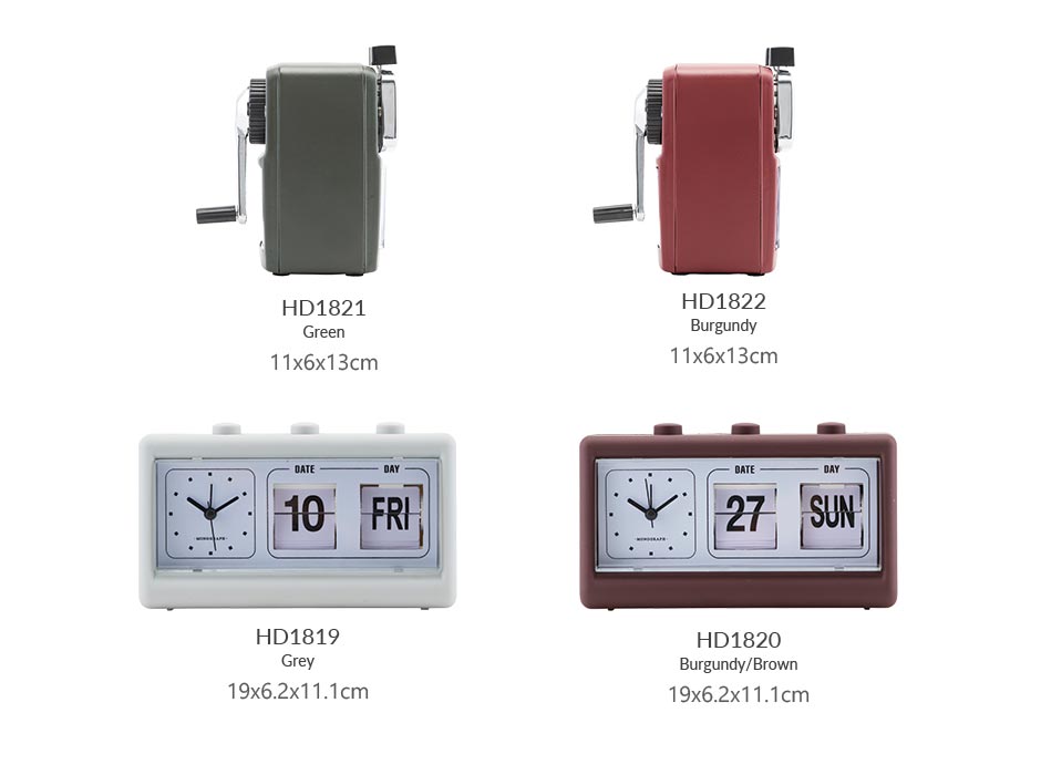 Clock, Retro, Grey, Mgea0401