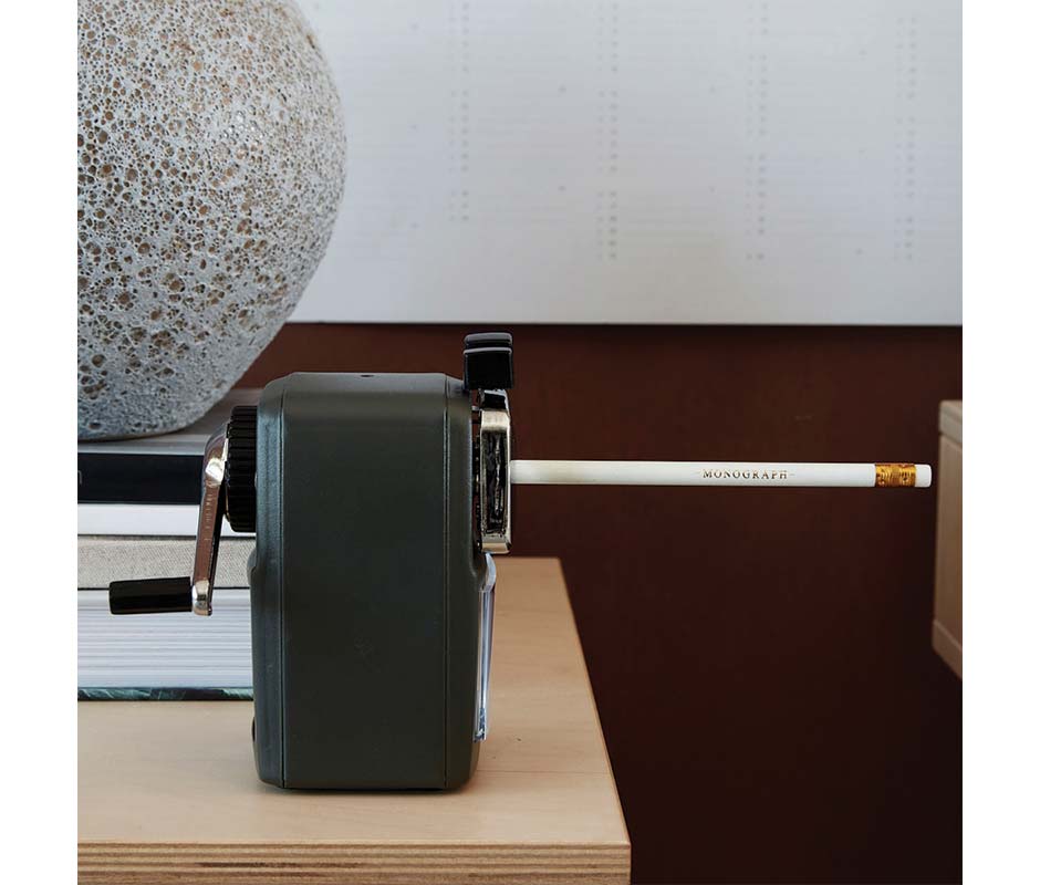 Pencil sharpener, Office, Green, Mgel020