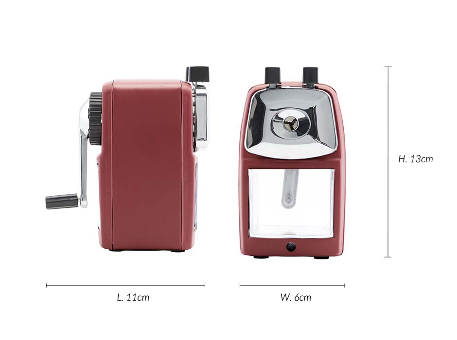 Pencil sharpener, Office, Burgundy, Mgel022