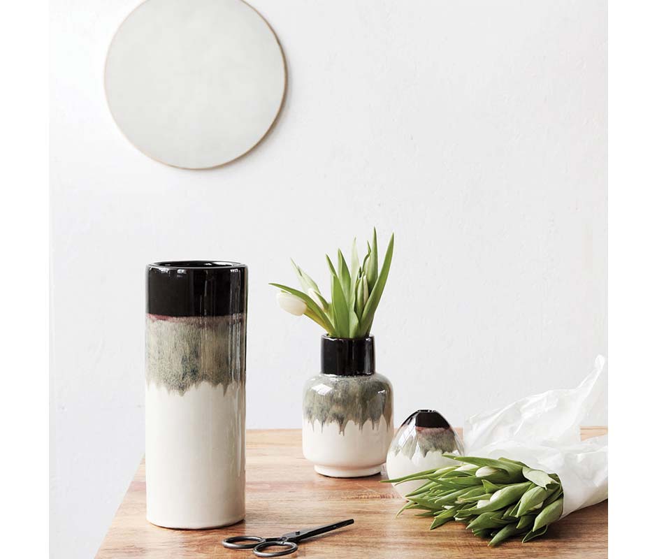 Vase, Ruka, Mocha, H17cm, Dp0412