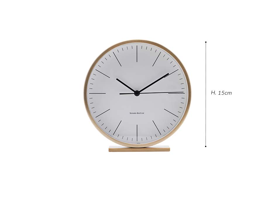 Clock, Hannah, Gold, Ø15cm, ea0700