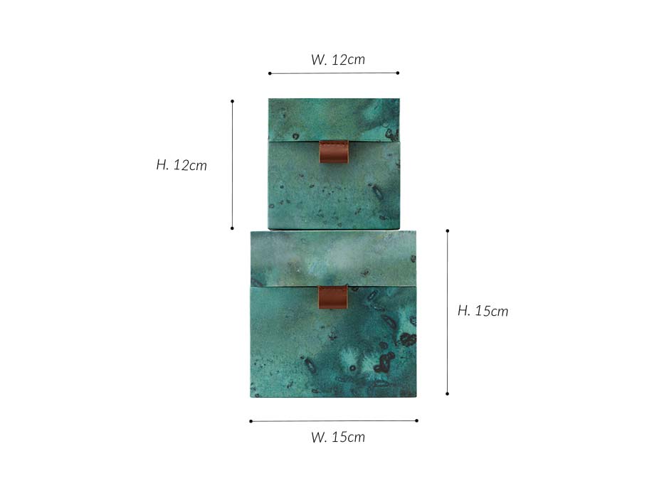 Storages, Earth, Green, 12x12x12cm, sk1519