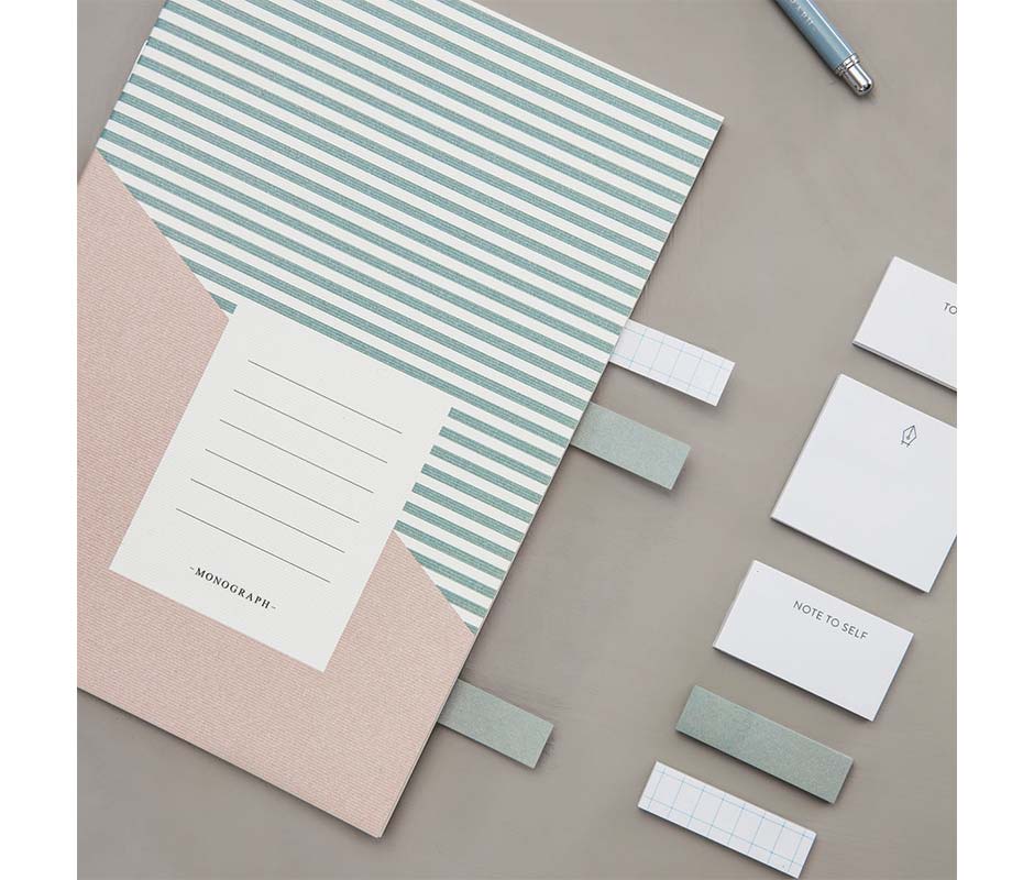 Note book, Stripes Combo, Etc, 29.7x21cm, mgac0102