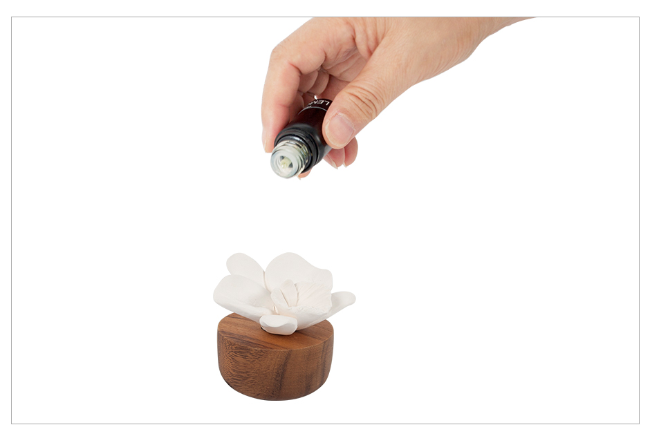 Flower Refreshment Jasmine, White, Dia. 7 x 6cm, 430J