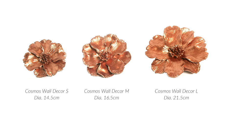 Cosmos Wall D?cor M, Copper, Dia. 16.5cm, 511M