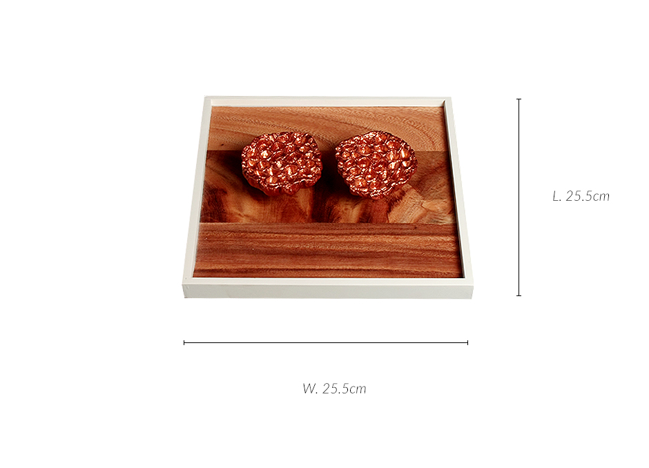 Wall Art Lotus 2 Seeds, Copper, 25.5cm, 540-2
