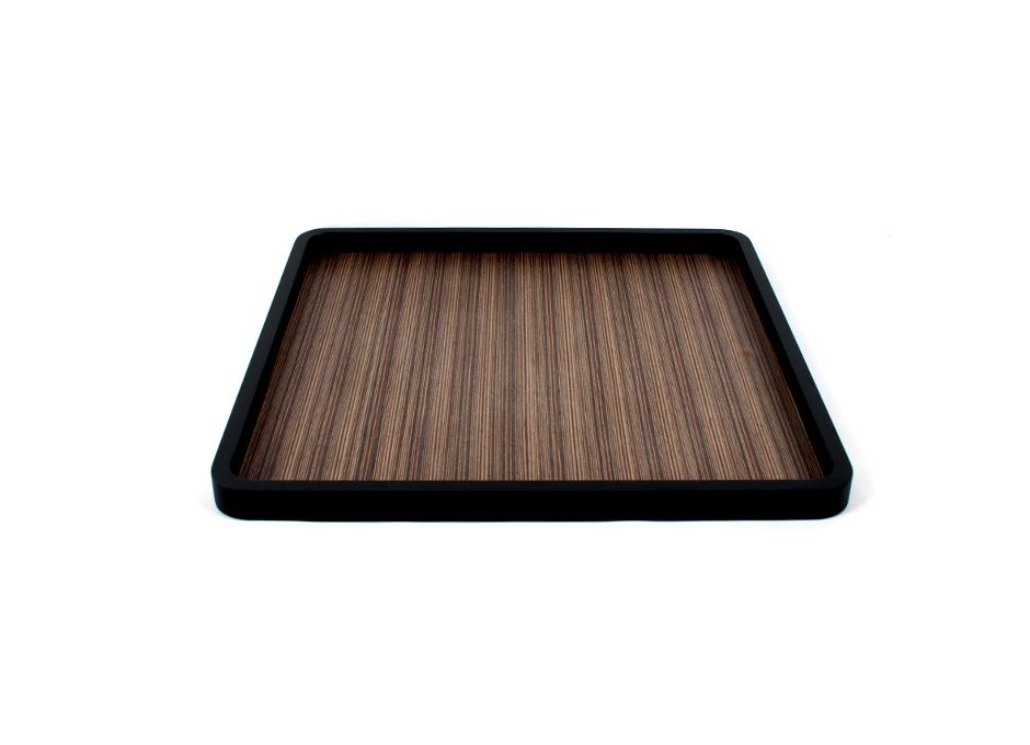 Retro Tray L, Black, 40 x 40 x 2cm, 549L