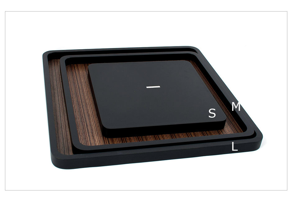 Retro Tray S, Black, 25 x 25 x 2cm, 549S