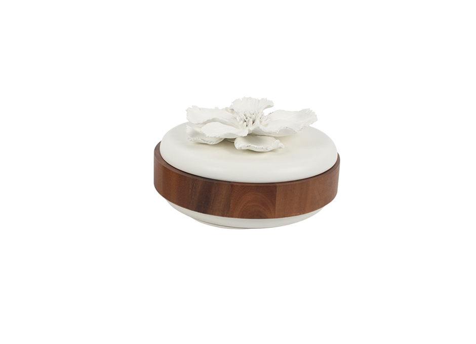 Cosmos Conceal Box L, White, Dia. 20 x 10cm, 554L