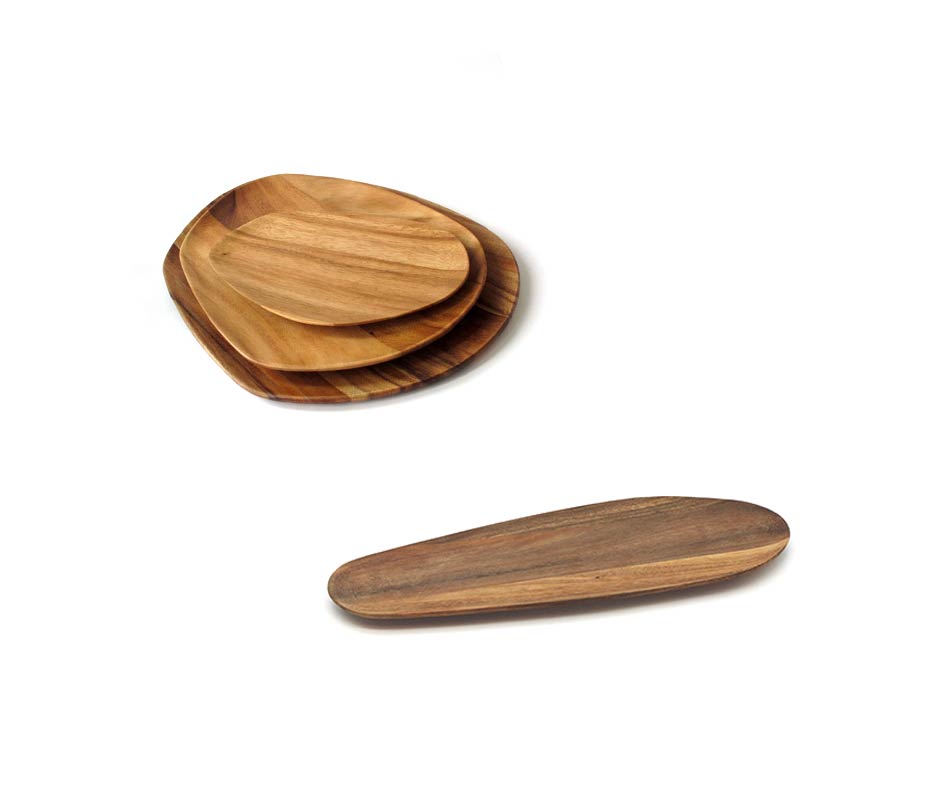 FREE FORM TRAY (L), Wood, 15.2x44x2cm, KDTD 513LG